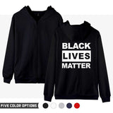 Black Lives Matter Closing Men's and Women's Same Zipper Sweater Spring and Autumn Coat