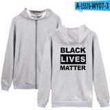 Black Lives Matter Closing Men's and Women's Same Zipper Sweater Spring and Autumn Coat