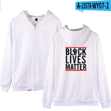 Black Lives Matter Closing Men's and Women's Same Zipper Sweater Spring and Autumn Coat