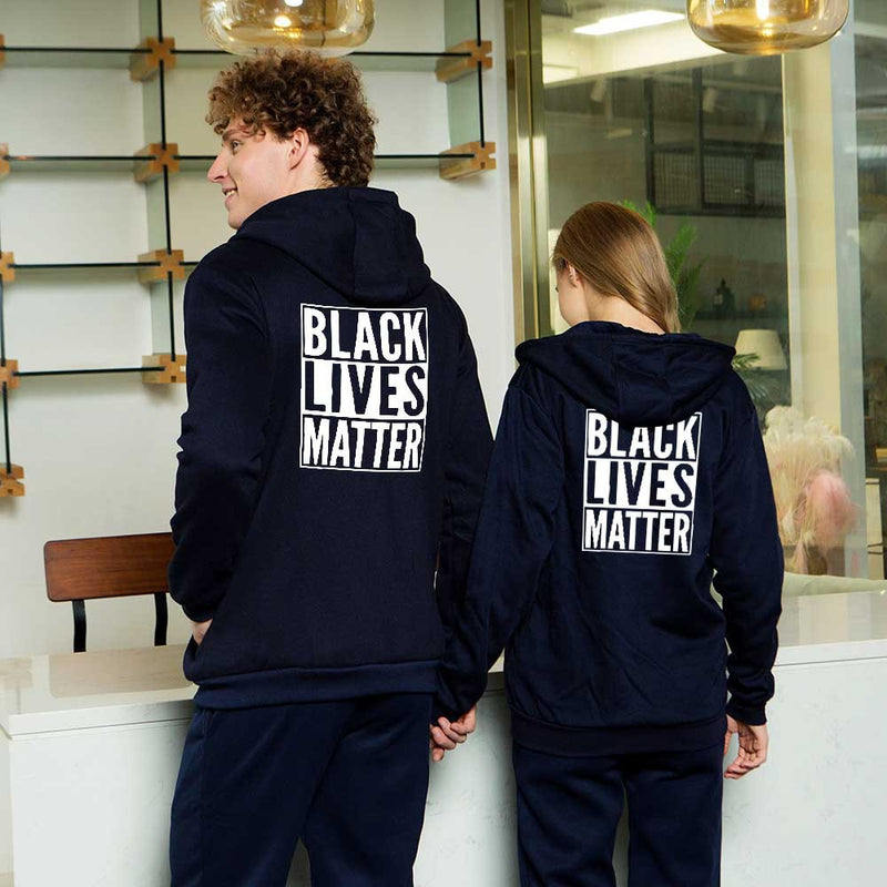 Black Lives Matter Closing Men's and Women's Same Zipper Sweater Spring and Autumn Coat