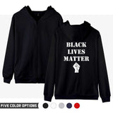 Black Lives Matter Closing Men's and Women's Same Zipper Sweater Spring and Autumn Coat