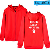Black Lives Matter Closing Men's and Women's Same Zipper Sweater Spring and Autumn Coat