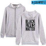 Black Lives Matter Closing Men's and Women's Same Zipper Sweater Spring and Autumn Coat