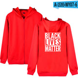 Black Lives Matter Closing Men's and Women's Same Zipper Sweater Spring and Autumn Coat