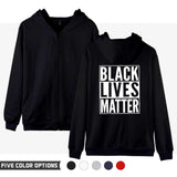 Black Lives Matter Closing Men's and Women's Same Zipper Sweater Spring and Autumn Coat