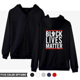 Black Lives Matter Closing Men's and Women's Same Zipper Sweater Spring and Autumn Coat