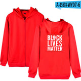 Black Lives Matter Closing Men's and Women's Same Zipper Sweater Spring and Autumn Coat