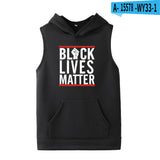 Black Lives Matter Dressing Printed Black Lives Matter Sleeveless Hooded Sweater Hoodies
