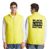 Black Lives Matter Clothing Printed Men's and Women's Jacket Lightweight down Jacket Winter Coat Warm