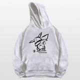 Men and Women Pokemon Pikachu Hoodie Pikachu Hooded Sweater