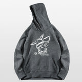 Men and Women Pokemon Pikachu Hoodie Pikachu Hooded Sweater