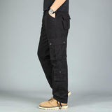 Baggy Cargo Pants for Men Spring and Autumn Overalls Men's Casual Pants Loose Straight Trousers Multi-Pocket Pants