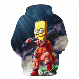The Simpsons Hoodie 3D Digital Printing Casual Cool Creative Sweater