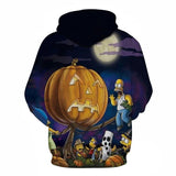 The Simpsons Hoodie Pumpkin Lamp Series 3D Digital Printing