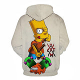 The Simpsons Hoodie 3D Digital Printing Loose Long Sleeve Hooded Sweater