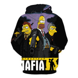 The Simpsons Hoodie Casual Long-Sleeved Hooded Sweater