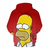 The Simpsons Hoodie Casual Long-Sleeved Hooded Sweater