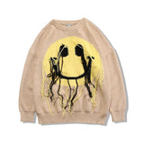 Justin Bieber Drew House Sweater Loose Oversize All Matching Sweater Sweater for Men and Women