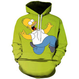 The Simpsons Hoodie 3D Hooded Sweater Digital Printing