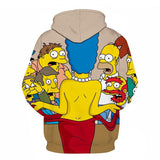 The Simpsons Hoodie 3D Digital Printing Sports Sweater