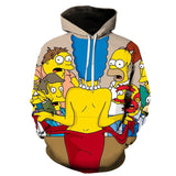 The Simpsons Hoodie 3D Digital Printing Sports Sweater