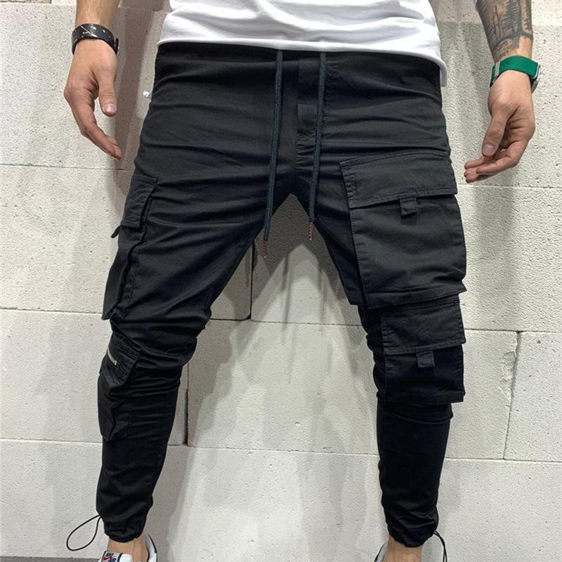 Mens Sweatpants Men's Casual Pants Personality Sports Cargo Pants plus Size Loose Fitness