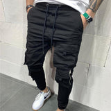 Mens Sweatpants Men's Casual Pants Personality Sports Cargo Pants plus Size Loose Fitness
