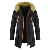 Bane Coat Fleece-Lined Thick Fur Collar Cotton-Padded Clothes