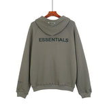 Fog Fear Of God Essentials Hoodie Tops Spot Letter Print Sweatshirt Long Terry Zipper Cardigan Sweater High Street Hooded Fear Of God