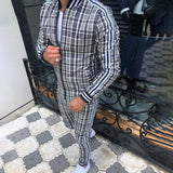Men′s Athletic Tracksuit Sweat Suits for Men Outfits Autumn Fashion Men's Suit Outdoor Casual Zip Coat Casual Pants