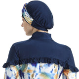 Burkini Muslim Swimwear Printed Slim Sun Protection Three-Piece Set Swimsuit