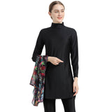 Burkini Swimwear Muslim Fashion Outfits Printed Sunscreen Swimsuit for Women