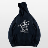 Men and Women Pokemon Pikachu Hoodie Pikachu Hooded Sweater