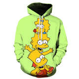 The Simpsons Hoodie 3D Digital Printing Casual Creative Sweater