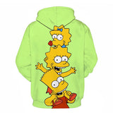 The Simpsons Hoodie 3D Digital Printing Casual Creative Sweater