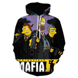 The Simpsons Hoodie Casual Long-Sleeved Hooded Sweater