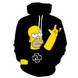 The Simpsons Hoodie 3D Digital Printing Casual Long-Sleeved Hooded Sweater
