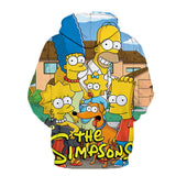 The Simpsons Hoodie 3D Printing Cartoon Sweater