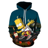 The Simpsons Hoodie 3D Digital Printing Cartoon Sweater