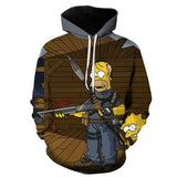 The Simpsons Hoodie 3D Digital Printing Sweater