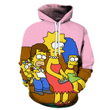The Simpsons Hoodie Hooded Sweater 3D Digital Printing Men's Sweater