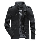 Tactics Style Men Outdoor Windproof Coat Men Casual Jacket Spring and Autumn Clothing Stand Collar plus Size Loose Casual Jacket