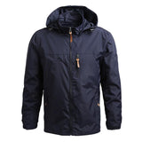 Tactics Style Men Outdoor Windproof Coat Men Casual Jacket Men's Spring and Autumn Hooded Loose plus Size