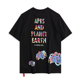 A Ape Print T Shirt