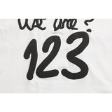 Rrr123 T-Shirt Summer Loose Greedy Snake Graffiti Puff Print T-shirt