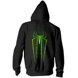 Men Spider Hoodie Autumn And Winter Spider-Man Zipper Hooded Sweater Slim Fit
