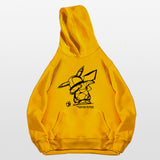 Men and Women Pokemon Pikachu Hoodie Pikachu Hooded Sweater