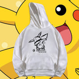 Men and Women Pokemon Pikachu Hoodie Pikachu Hooded Sweater