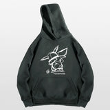 Men and Women Pokemon Pikachu Hoodie Pikachu Hooded Sweater