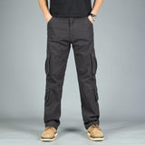 Baggy Cargo Pants for Men Spring and Autumn Overalls Men's Casual Pants Loose Straight Trousers Multi-Pocket Pants